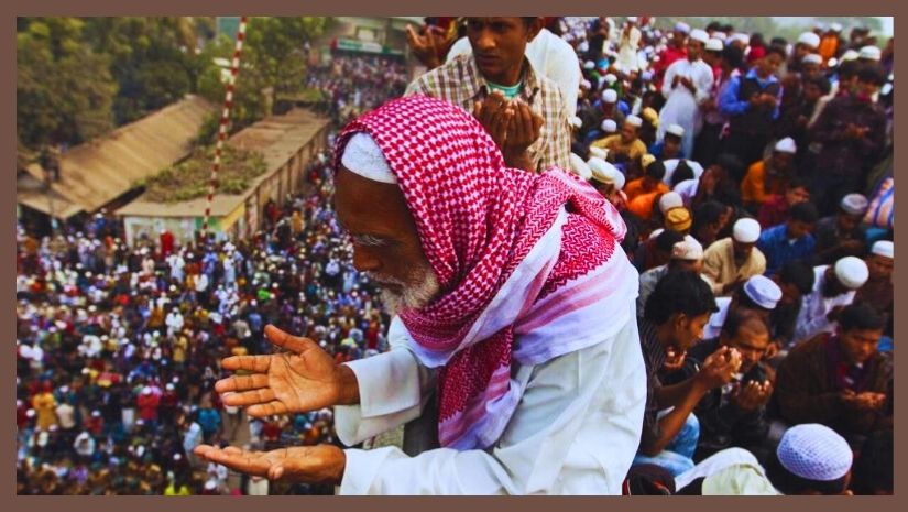 আখেরি মোনাজাতের মাধ্যমে সমাপ্তি হলো ইজতেমার প্রথম পর্ব