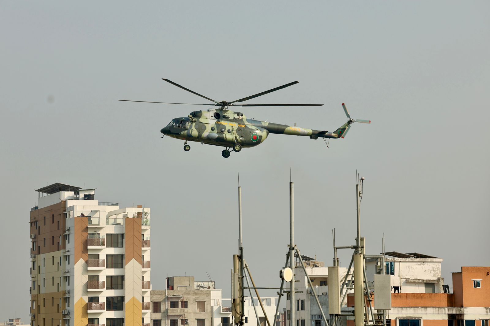 এভারকেয়ারে হেলিকপ্টার উড্ডয়ন অবতরন মহড়া