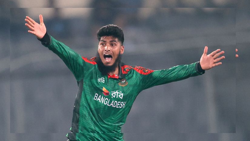 অল্প পুঁজিতেও রিশাদ ঝড়ে বাংলাদেশের জয়