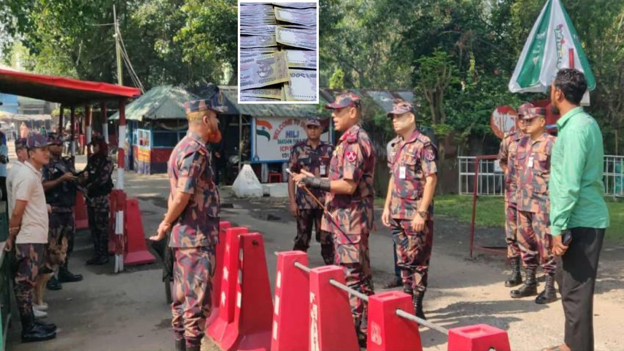 সীমান্ত দিয়ে ঢুকছে জাল নোট, সতর্ক অবস্থানে বিজিবি
