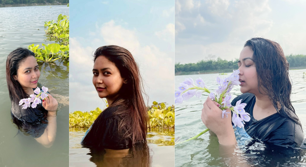 শীতের সকালে ভাবনায় মুগ্ধ ভক্তরা