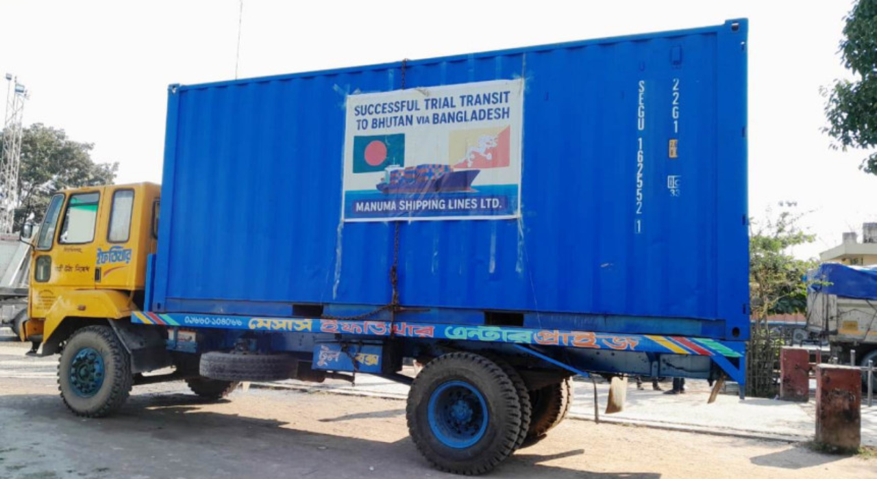 ভারতের অনুমোদন না পাওয়ায় আটকে আছে ভুটানের ট্রানশিপমেন্ট পণ্য