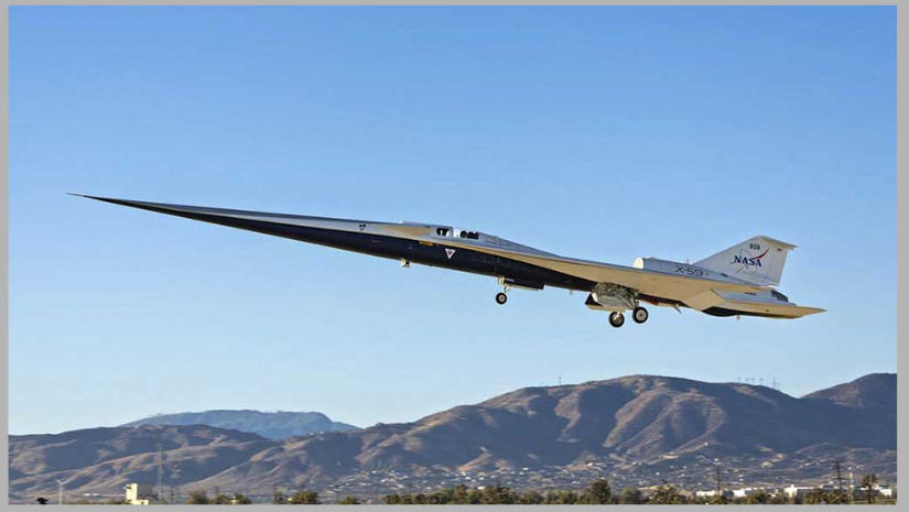 আকাশে উড়ল নাসার ‘নিঃশব্দ’ সুপারসনিক জেট