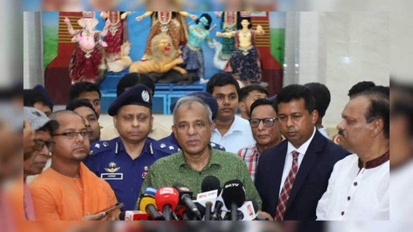 পূজায় নিরাপত্তা ঝুঁকি নিয়ে যা বললেন স্বরাষ্ট্র উপদেষ্টা