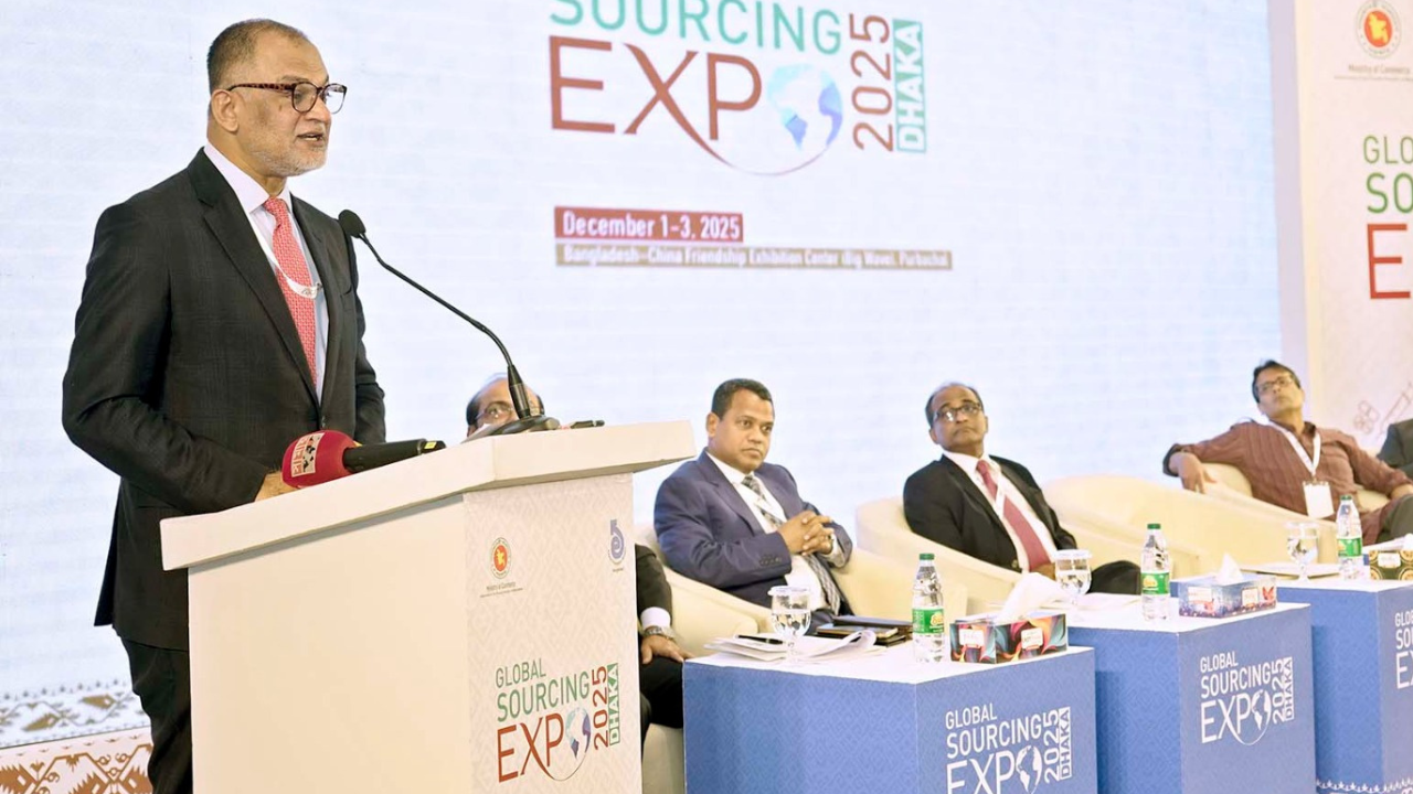 রপ্তানি বৈচিত্র্য ও নতুন বাজার তৈরিতে গ্লোবাল সোর্সিং এক্সপো গুরুত্বপূর্ণ—বাণিজ্য উপদেষ্টা