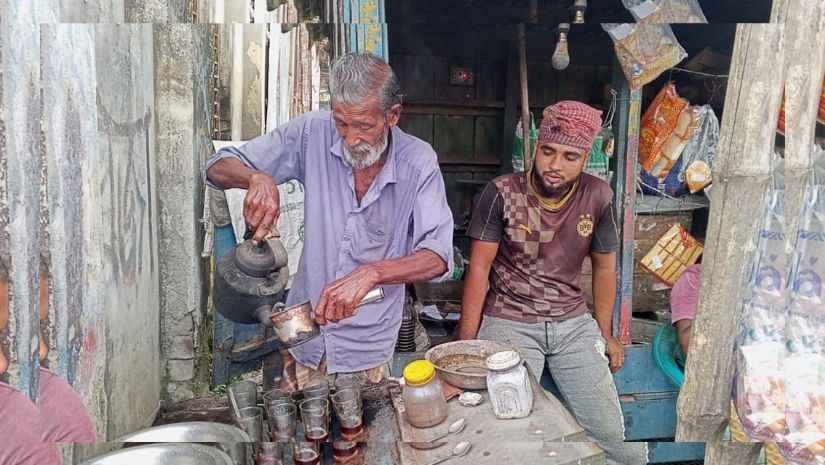 ২০ বছর ধরে ২ টাকায় চা বিক্রি করছেন লতিফ শাহ
